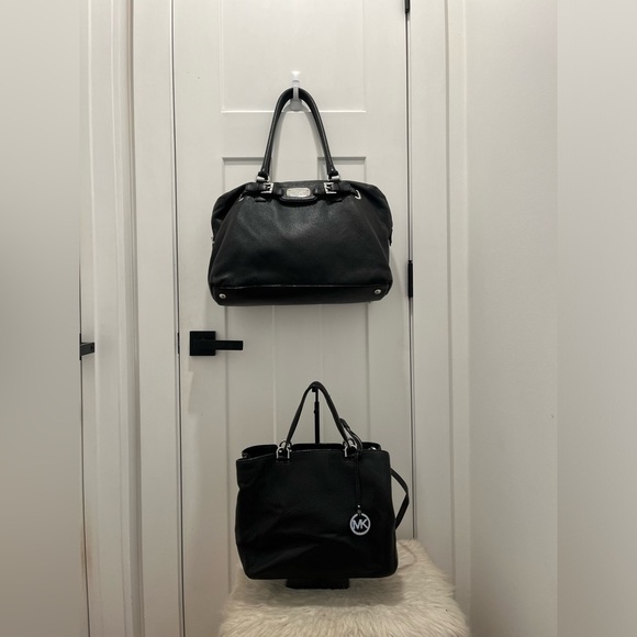 Micheal Kors Duffle Weekend Bag and Annable Tote Bag Pebbled Leather. Bundle! - Picture 1 of 14
